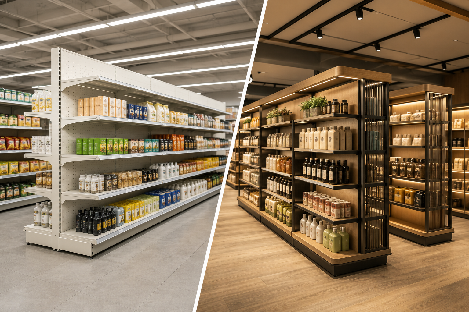 Rayonnages gondoles : sur mesure ou standard ? Que choisir ?