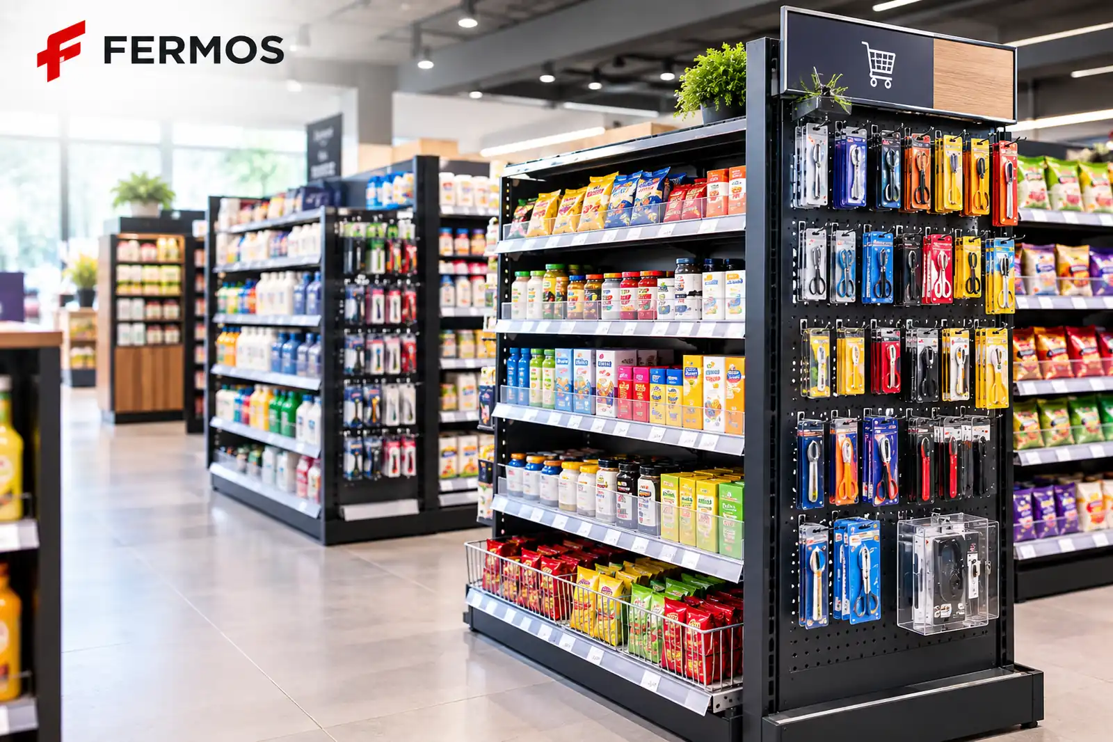 Accessoires de rayonnage gondole que chaque magasin de détail devrait envisager